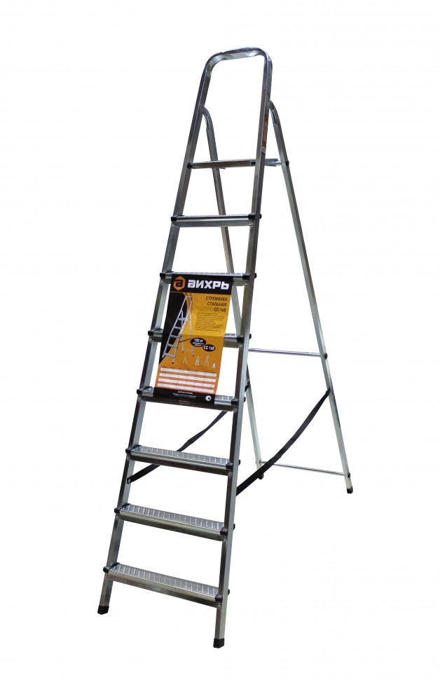 Стремянка стальная СС 1х8