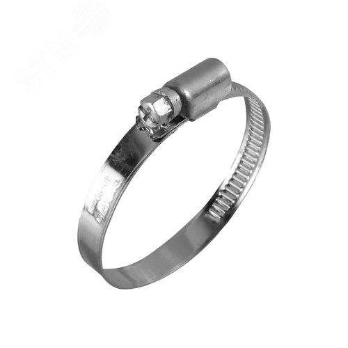 Хомут металлический червячный 40-60, 9мм (25 ) - фото 2