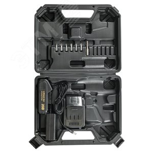 Дрель-шуруповерт аккумуляторная ДА-20Л-2КА с набором оснастки 65 предметов - фото 9