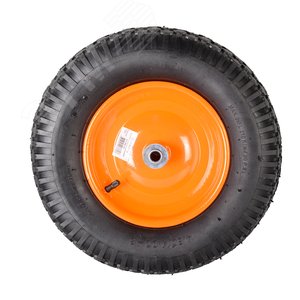 Колесо пневматическое КТ-380-16 (380 мм, d 16мм, для тачек 90-1, 110-1) - фото 1