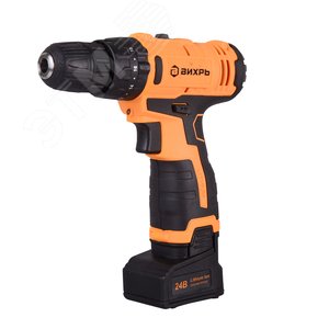 Изображение товара Дрель-шуруповерт аккумуляторная ударная ДА-24Л-2кУ (2,0 А/ч) (шт)