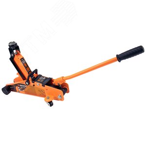 Домкрат гидравлический подкатной ДМК-2,5ФК (2,5 т, 140-390 мм, с фиксатором, в кейсе) - фото 3