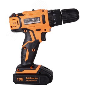 Дрель-шуруповерт аккумуляторная ударная ДА-18Л-2кУ (2,0 А/ч) - фото 4