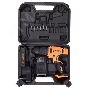 Дрель-шуруповерт аккумуляторная ударная ДА-18Л-2кУ (2,0 А/ч) - фото 8