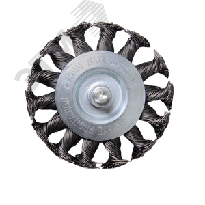 Щётка для дрели плоская, крученая, 75 мм - фото 2