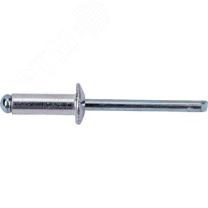 Заклёпки алюминиевые 4,8х14 мм, 50 . - фото 2