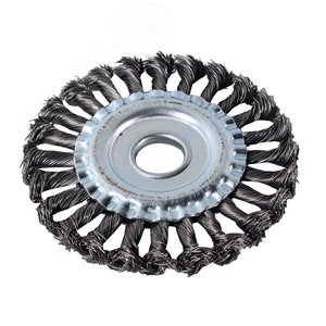 Изображение товара Щётка для УШМ плоская, крученая, 125 мм (шт)