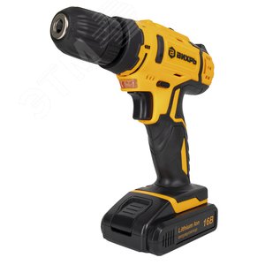 Дрель-шуруповерт аккумуляторная ДА-16Л-2К (2,0 А/ч) - фото 1