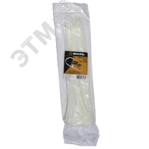 Хомут нейлоновый 3,6*300 Б (100) - фото 1