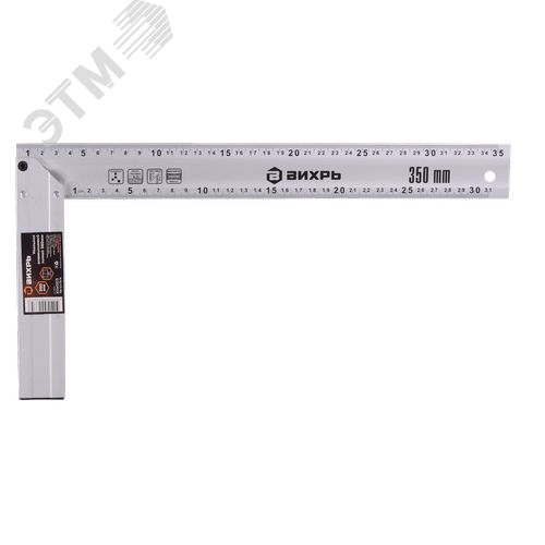 Угольник алюминиевый литой 350 мм - фото 2