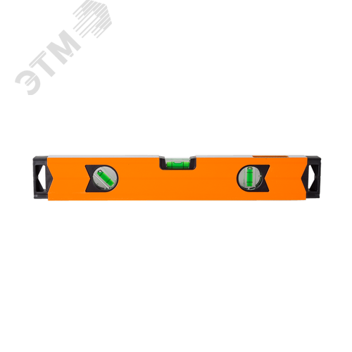 Уровень алюминиевый Магнитный 400 мм фрезерованный 3 глазка (1 зеркальный) - фото 2