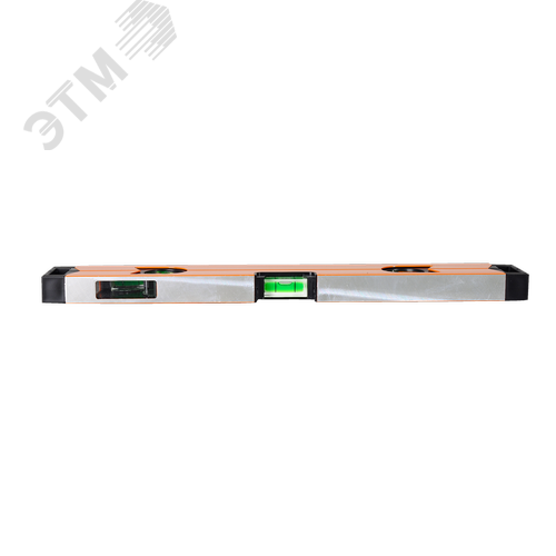 Уровень алюминиевый Магнитный 400 мм фрезерованный 3 глазка (1 зеркальный) - фото 3