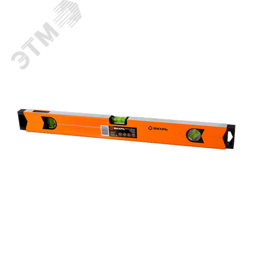 Изображение товара Уровень алюминиевый Магнитный 600 мм фрезерованный 3 глазка (1 зеркальный) (шт)