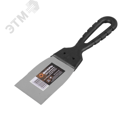 Шпатель нержавеющая cталь пластиковая рукоятка 60мм - фото 1