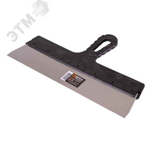 Шпатель нержавеющая cталь пластиковая рукоятка 350мм - фото 1