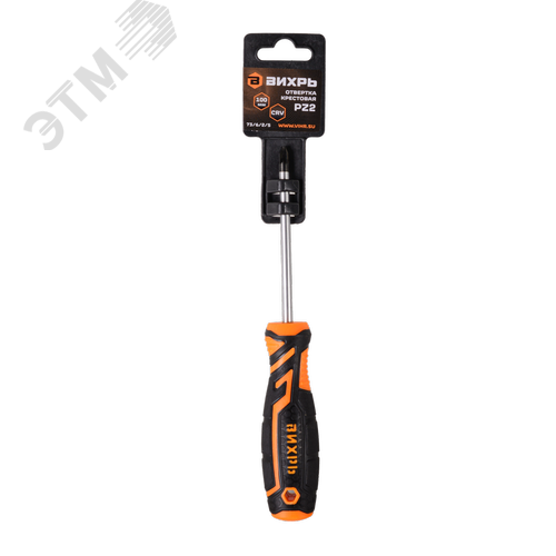 Отвертка крестовая PZ2 100 мм - фото 1