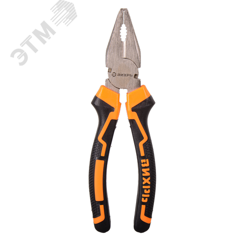 Плоскогубцы 180мм никелированные двухкомпонентные рукоятки - фото 2