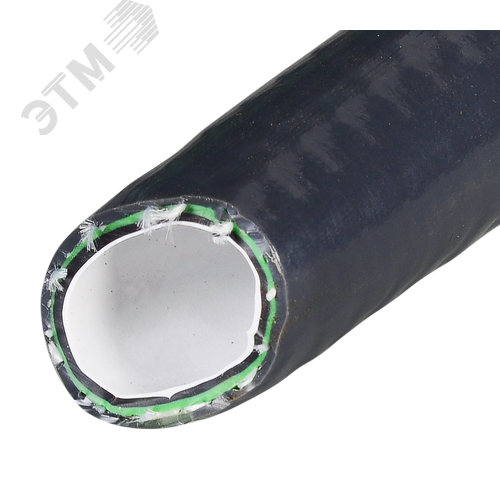 Шланг поливочный ПВХ усиленный премиумпищевой четырехслойный армированный 3/4 50м синий - фото 2