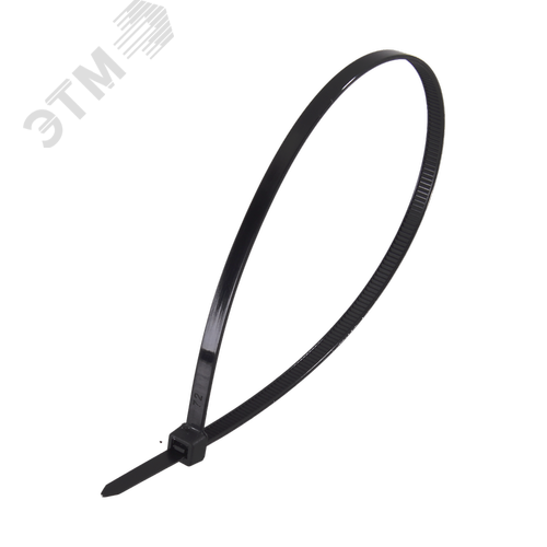 Хомут нейлоновый 4,8x300 Ч 100 шт - фото 3