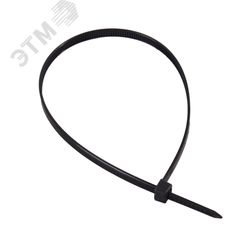 Хомут нейлоновый 4,8x300 Ч 100 шт - фото 2