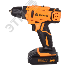 Дрель-шуруповерт аккумуляторная ДА-20Л-2К (2,0 А/ч) - фото 2