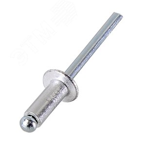 Изображение товара Заклёпки алюминиевые 4,8х12 мм, 50 шт (уп)