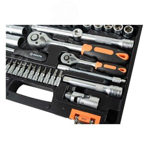 Набор инструментов Вихрь АВТО, 1/2 , 1/4 , CrV, в кейсе 82 предмета - фото 2