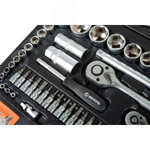 Набор инструментов Вихрь АВТО, 1/2 , 1/4 , CrV, в кейсе 82 предмета - фото 4