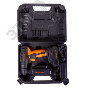 Дрель-шуруповерт аккумуляторная ДА-18Л-2КУ/Б (2,0 А/ч) (бесщеточный двигатель) - фото 9