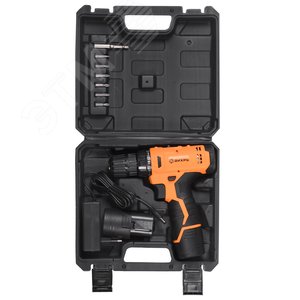 Дрель-шуруповерт аккумуляторная ДА-12Л-2КН с набором инструментов - фото 8