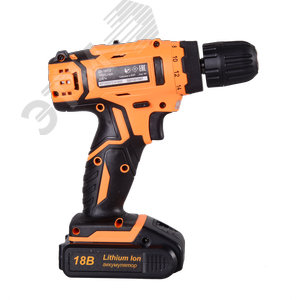 Дрель-шуруповерт аккумуляторная ДА-18Л-2К (2,0 А/ч) - фото 3