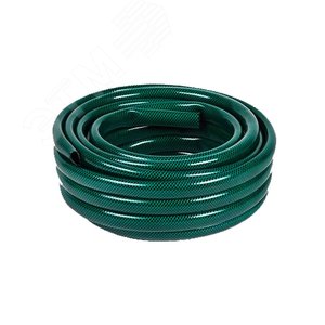 Изображение товара Шланг поливочный ПВХтрехслойный армированный 3/4 50м зеленый (шт)