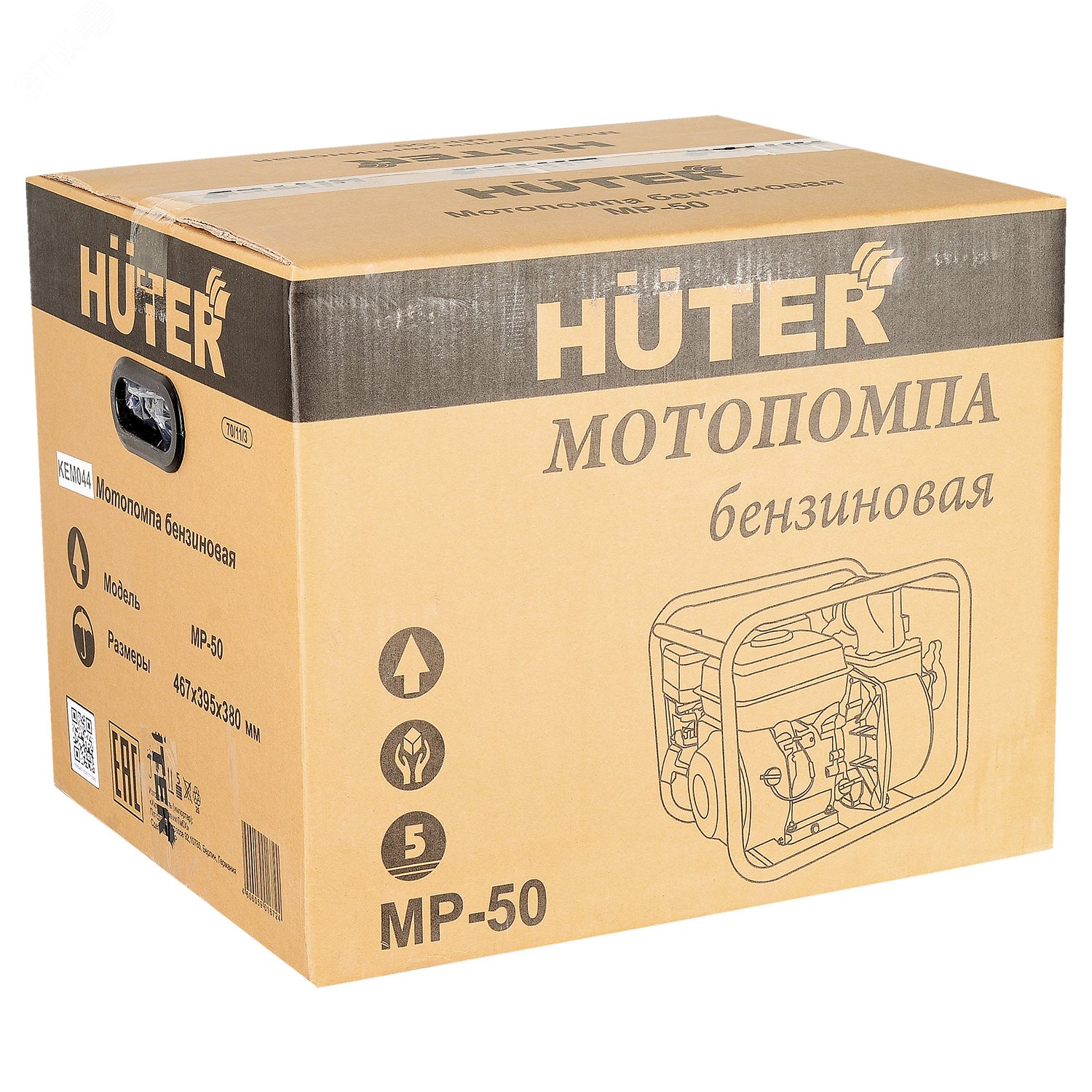 Мотопомпа MP-50 70/11/3 Huter - превью 8