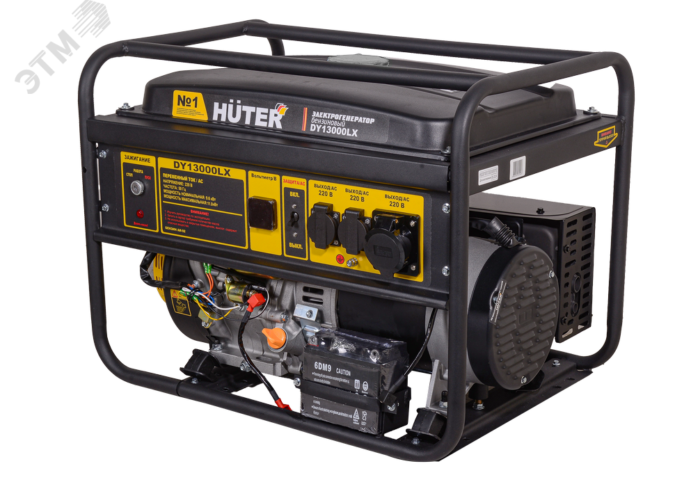 Изображение товара Электрогенератор бензиновый DY13000LX мощностью 11 кВт с электростартером