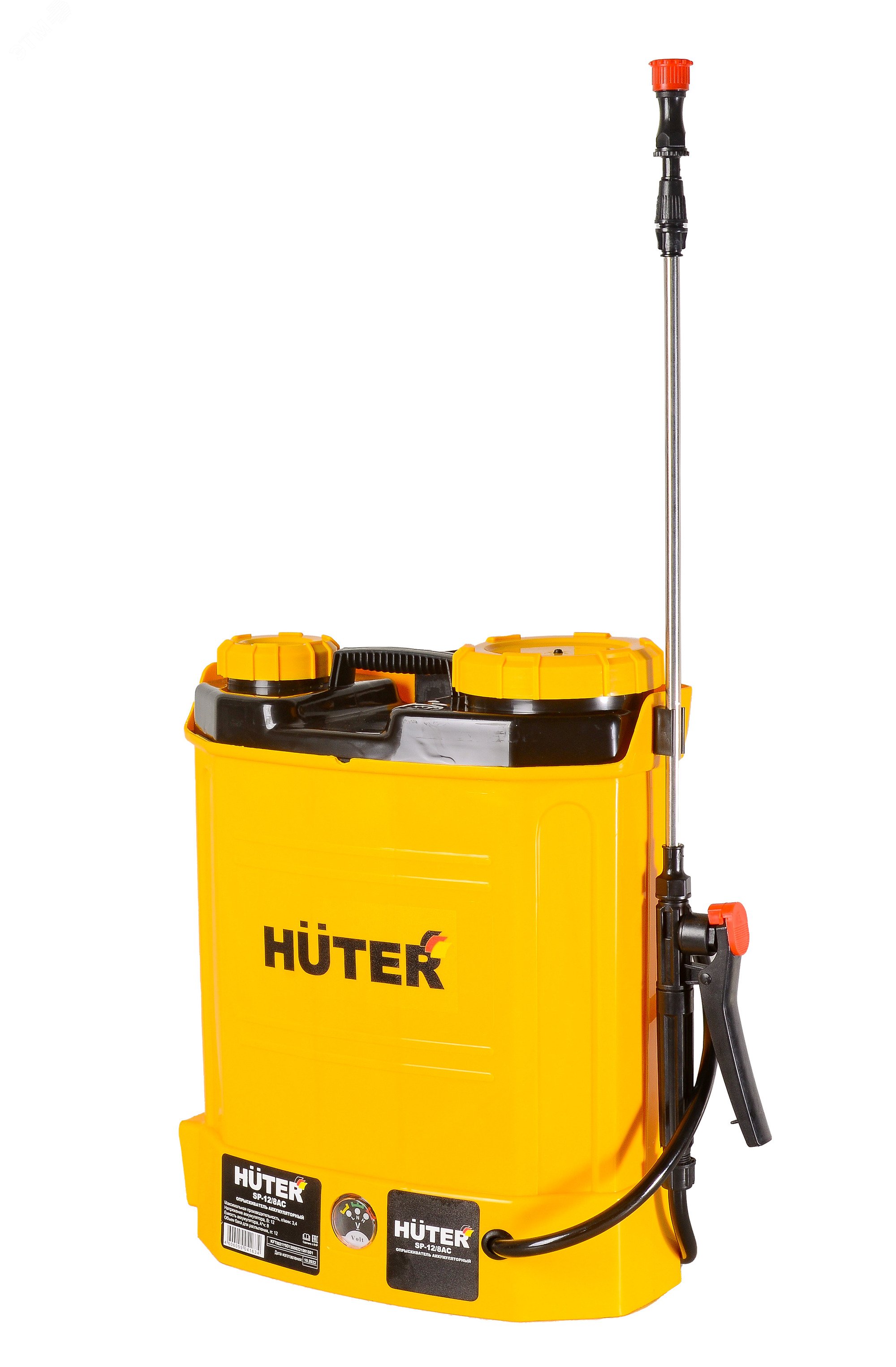Изображение товара Аккумуляторный опрыскиватель Huter SP-12/8AC 12л для сада и огорода