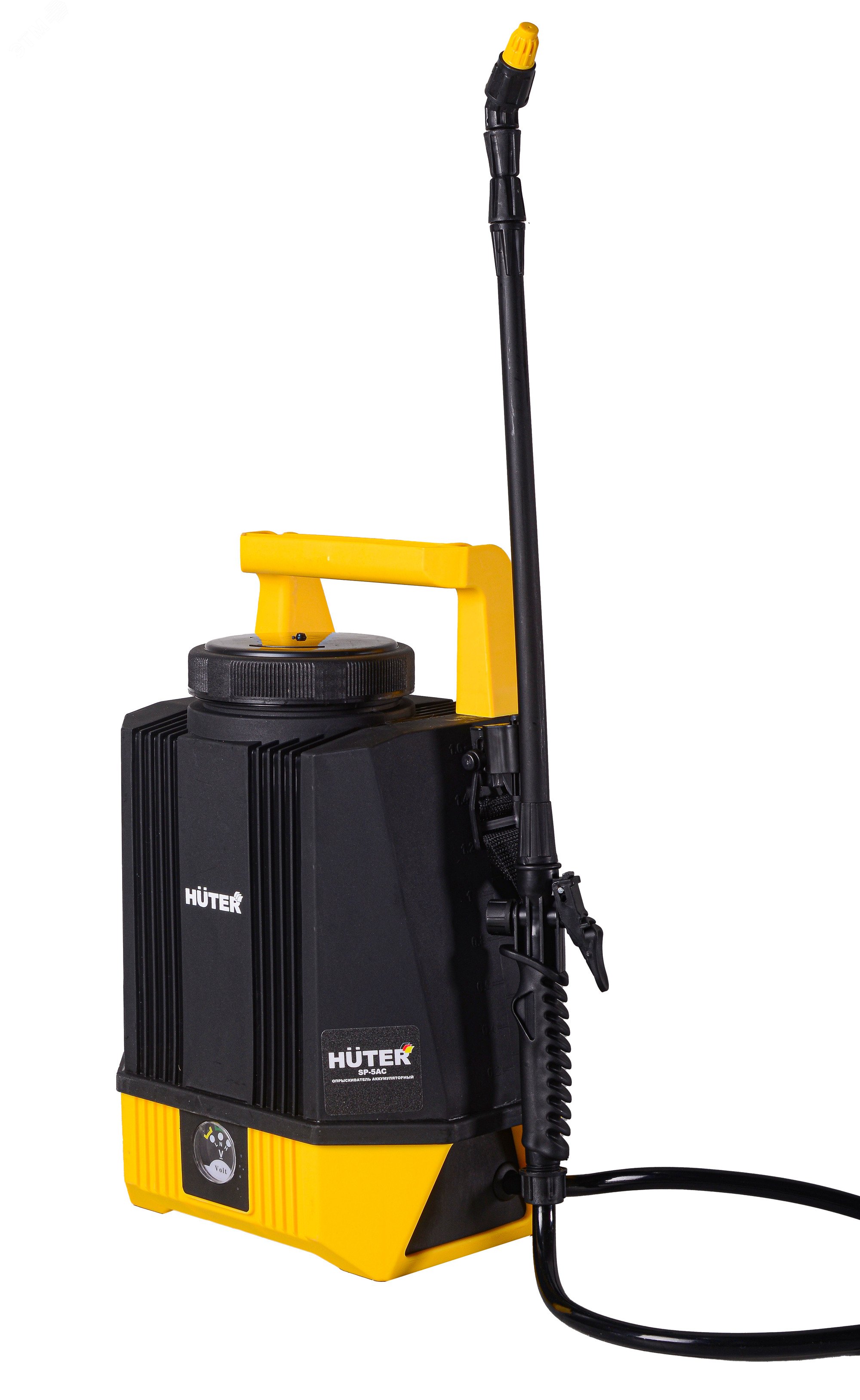 Изображение товара Аккумуляторный опрыскиватель Huter SP-5AC 5 л мощный и компактный для сада и дезинфекции