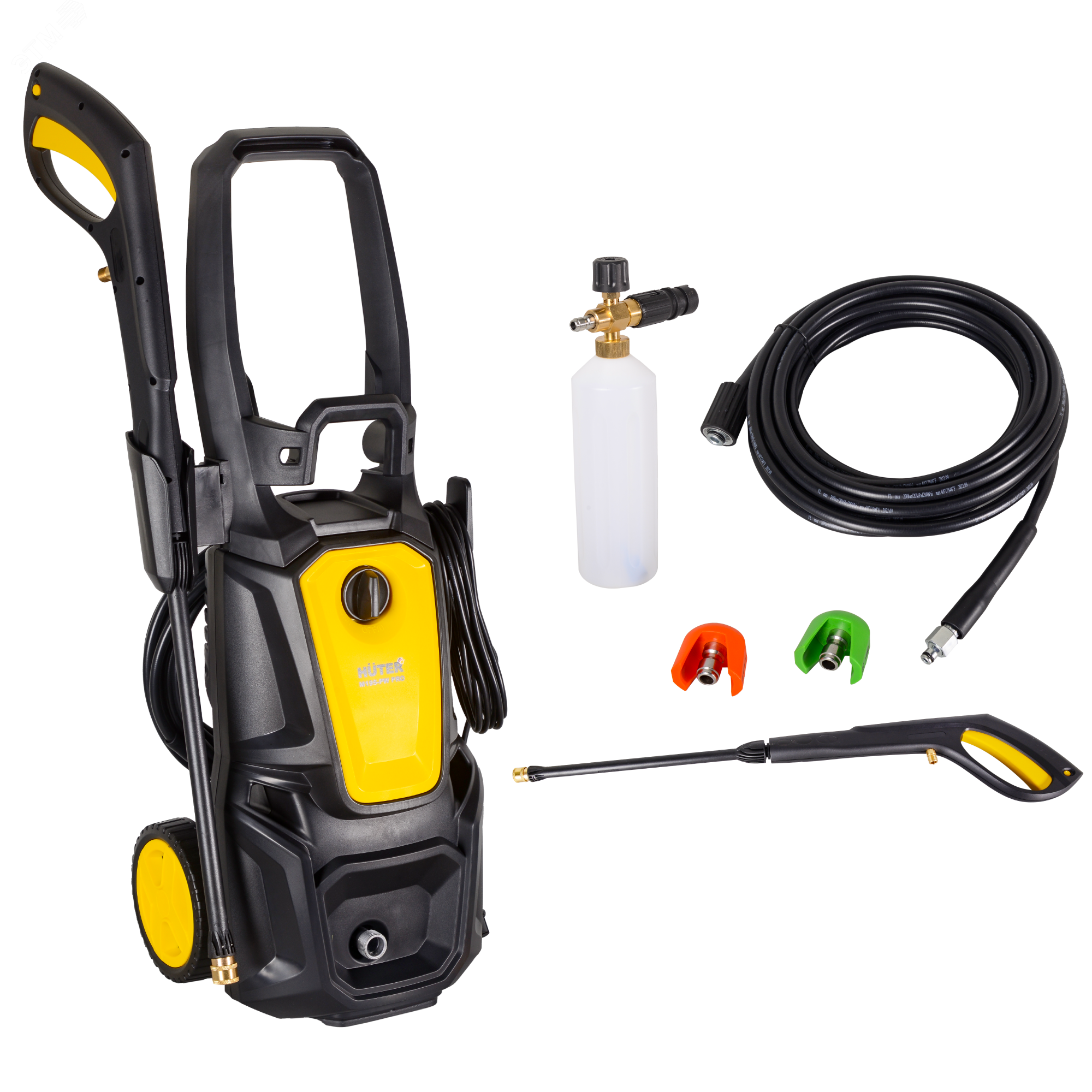 Изображение товара Мойка высокого давления Huter M195-PW-PRO 2500 Вт 130 бар с пеногенератором