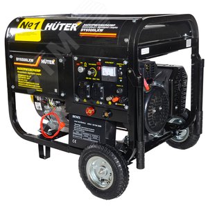 Генератор бензиновый DY6500LXW,с функцией сварки, с колёсами - фото 4