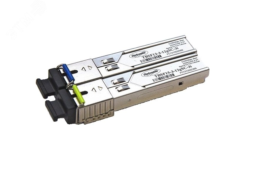 Модуль SFP оптический 1.25 Гбит/с, 3 км артикул TBSF-15-3-12gSC-3i 1550 ...