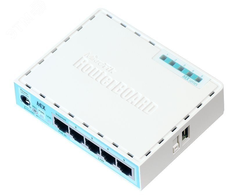 Изображение товара Маршрутизатор гигабитный высокопроизводительный Ethernet, 5 портов 10/100/1000 (шт)