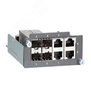Модуль интерфейсный 4x 10/100/1000BaseT(X) /SFP (mini-GBIC) порт