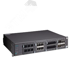 Коммутатор Layer 3 модульный Ethernet switch 3 слота для Ethernet/1 слот для Gigabit Ethernet 88-300В DC MOXA