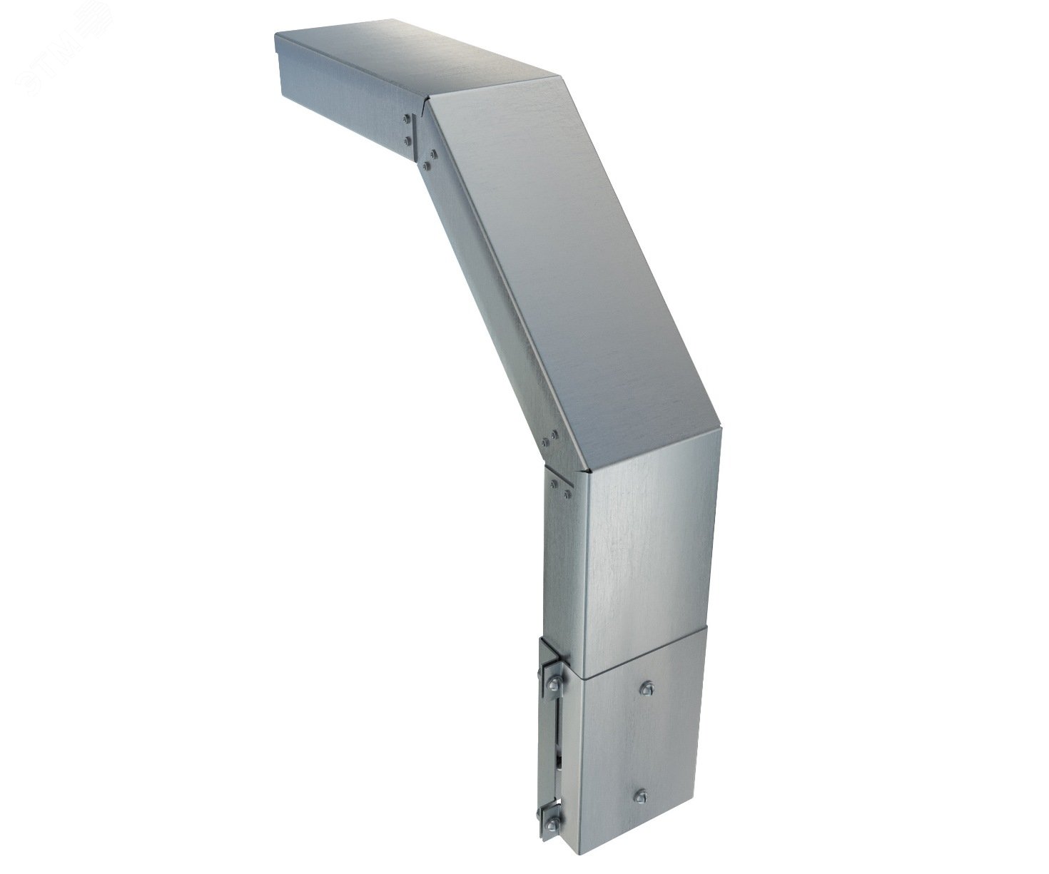 Изображение товара Поворотный короб для кабельных трасс У1108 200х100-90 из стали с цинковым покрытием