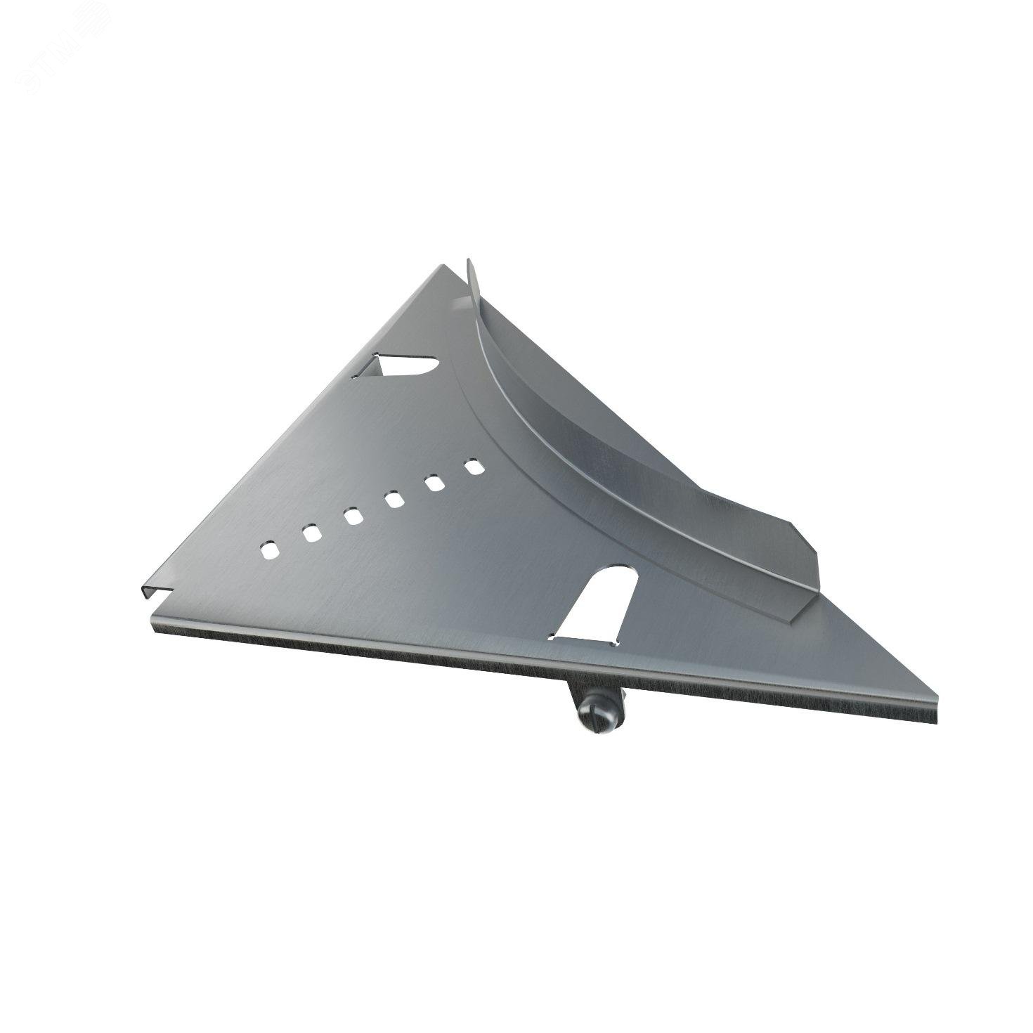 Изображение товара Секция угловая НЛ-У45 УТ1,5 оцинкованный лист для монтажа углов трассы