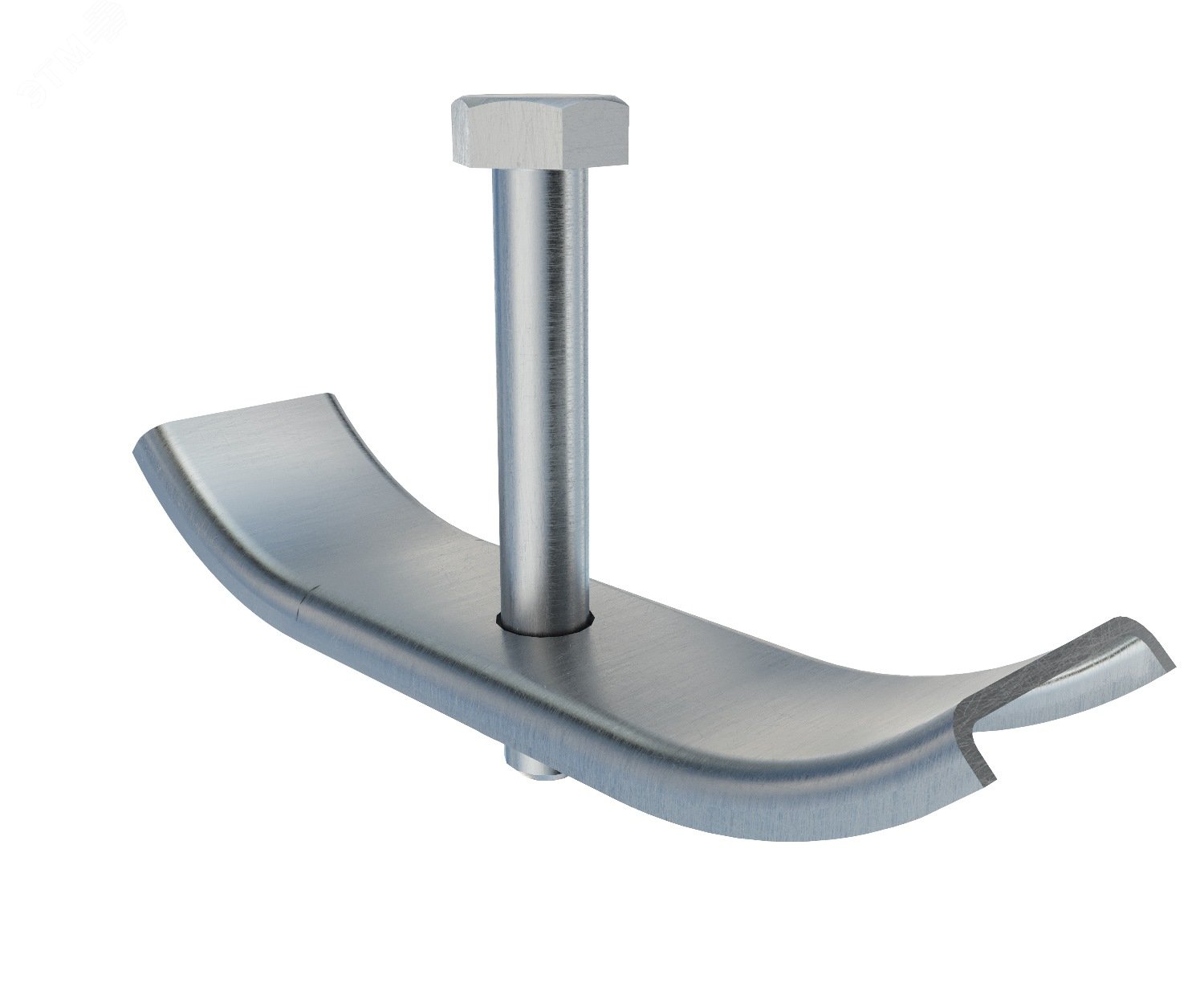 Изображение товара Накладка НТ-4 У1 из оцинкованной стали для крепления труб и кабелей