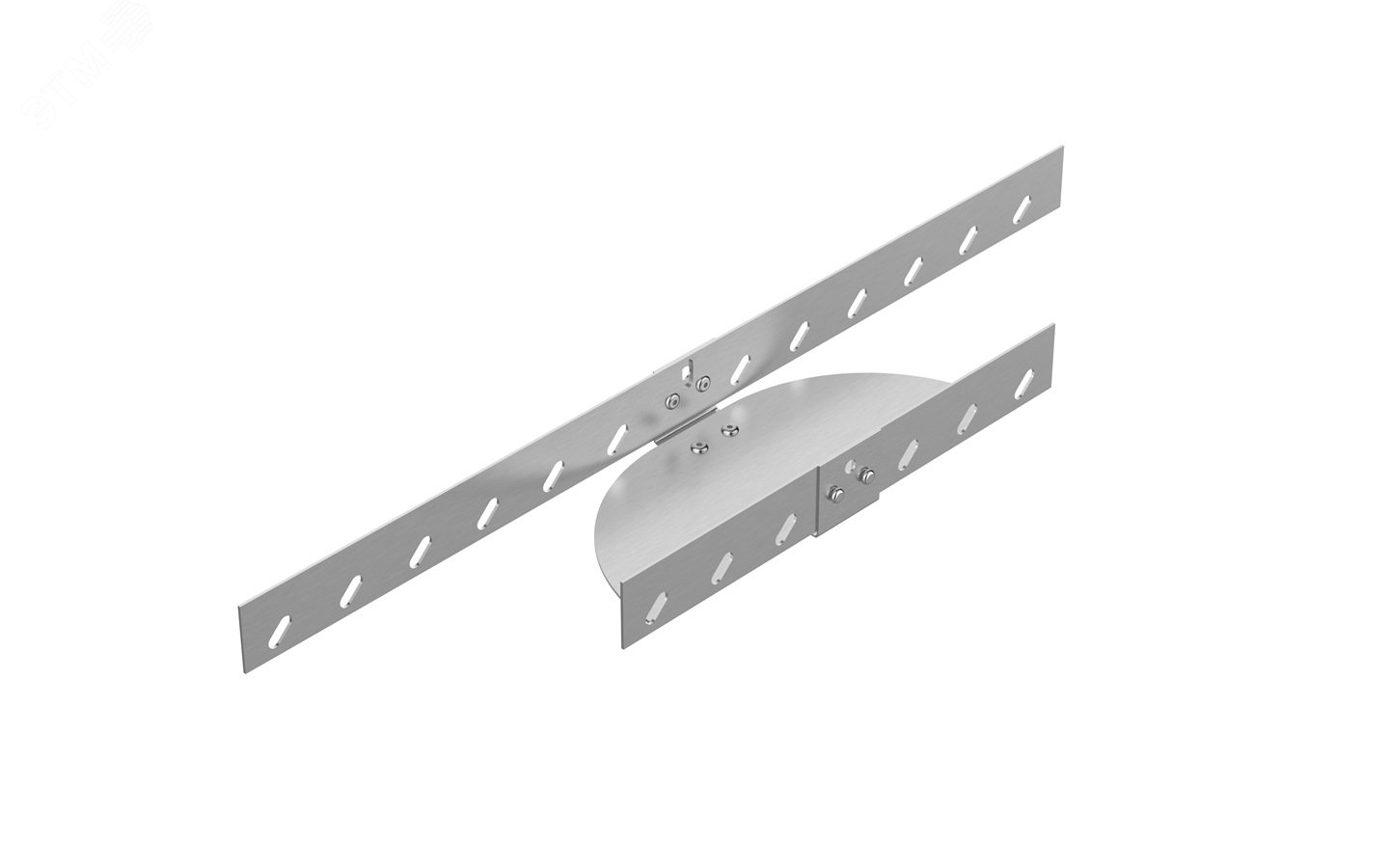 Изображение товара Колено горизонтальное регулируемое замковое КГРЗ 150х80х1,5 УХЛ1, горячее цинкование, S1,5 (шт)