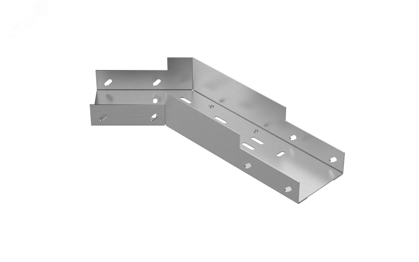 Изображение товара Лоток угловой замковый перфорированный КГЗ 200x65-135