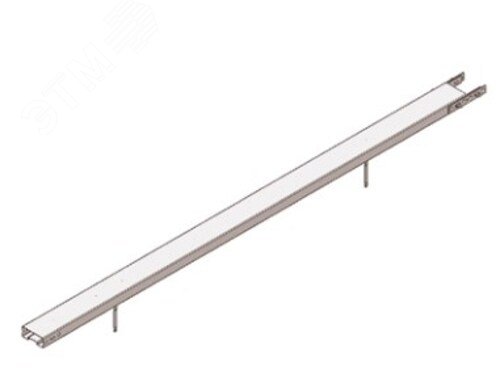 Короб для двухрядной подвески светильников КЛ-2 У2 оцинкованный лист 2245 Завод ЭМИ Курган