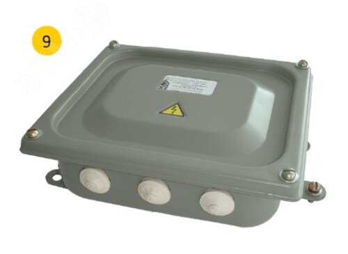 Изображение товара Коробка с наборными зажимами КЗНА 08-10 У3, 10А, 8 зажимов, IP31 (шт)