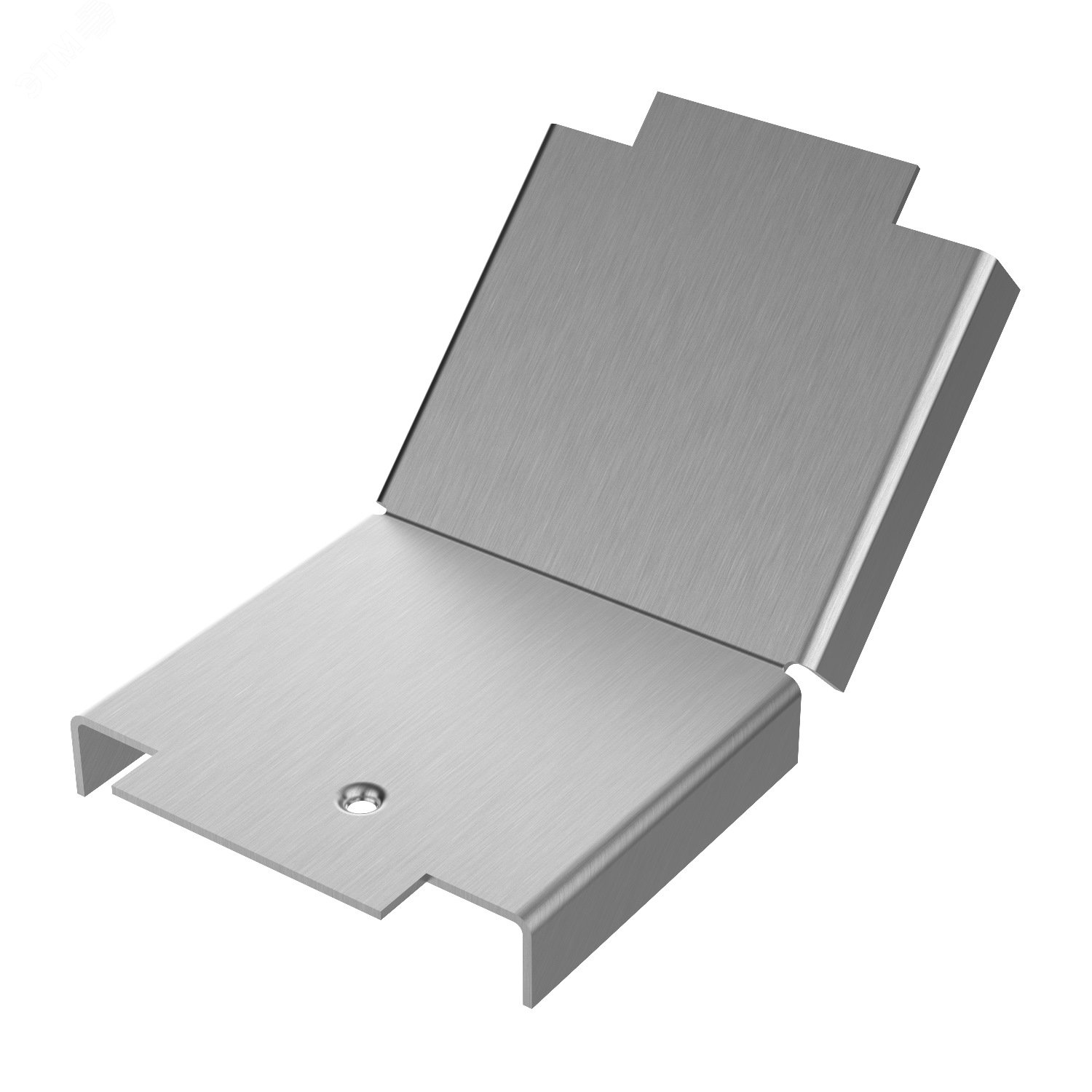 Изображение товара Крышка лотка КЛП 200х50-45 УХЛ1 для поворота трассы вверх на 45, оцинкованный лист S1,5 (шт)